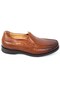35301-g Tan Genuine Leather Men's Wide Fit Shoes - 2