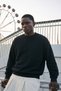 Men's 100% Cotton Regular Fit Black Sweatshirt