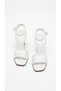 White patent leather women's high heel shoe 319.018-101 - 4