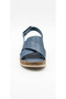 Blue Women's Genuine Leather Sandals 562.036 - 4