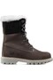 Cat 015Z101184 Utah Fur Dark Grey-Grey Nubuck Women's Boots