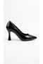 Black patent leather women's high heeled shoe 319.017-100 - 3