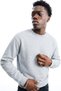 Men's Regular Long Sleeve Gray Basic Sweatshirt - 6