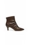 Brown Women's Heeled Boots 240.46-2001 - 2