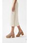 Mink Suede Women's Genuine Leather Heeled Slippers 109.26157 - 4