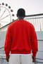 Men's 100% Cotton Regular Fit Red Sweatshirt - 6