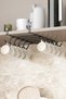 10-Hook Adhesive Cup Mug Tumbler Hanger with Hooks Inside the Cabinet Cup Hanger Black Metal Organizer - 2