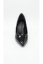 Black patent leather women's high heeled shoe 319.017-100 - 4