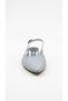 Silver Glitter Women's Daily Heeled Shoes 036.3910 - 4