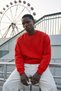 Men's 100% Cotton Regular Fit Red Sweatshirt - 3