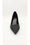 Black glitter women's high heeled shoe 659.6124 - 4