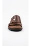 40501-g Tuna Tan Genuine Leather Men's Slippers - 3