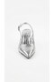 Silver women's high heeled shoe 036.1410 - 3