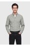 Khaki Casual Fit Long Woven Casual Cotton Blend Shirt - 4