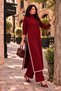 Women's 2-Piece Indian Knitwear Set with Long Tunic and Pants - 7