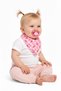Baby Girl Organic Fabric Double Layer Colorful and Patterned Scarf Food Bib Drooling Bib 10 Pieces - 2