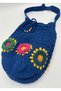 (500Gr) Cotton Hand Knitting Yarn/Cotton Yarn/Bag Yarn/Motif Yarn/Punch Yarn/Cobalt Blue - 4
