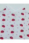 Lace Strawberry Patterned Strapless Tank Top - White - 5