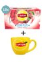 Slim Plus Cherry Stem Cup Herbal and Fruit Tea X 10 Pcs + Gift Mug