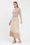Geometric Patterned Midi Length Knitwear Skirt - 3