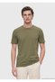 Khaki Plain Crew Neck T-Shirt