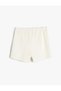 Shorts Skirt Double-Breasted Elastic Waist with Sequin Detail - 4
