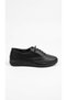 Plus-plus020-1201 Genuine Leather Inside Black Daily Women's Sneakers Orthopedic Shoes - 8