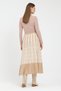 Geometric Patterned Midi Length Knitwear Skirt - 9
