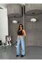 High Waist Wide Leg 100% Cotton Women's Jean Pants – Loose Leg Denim