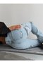 Women's Ripped Detailed High Waist Denim Jean Trousers - 2