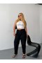 Women's Plus Size High Waist Mom Slouchy Relaxed Fit Jean Pants - 4