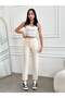 Women's High Waist Straight Fit Jean Trousers