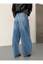 Women's Baggy Denim Trousers Ripped Loose Fit Jeans - 5