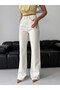 High Waist Wide Leg Cotton Jeans - 3