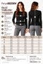 Women's Viscose Lycra Crew Neck Long Sleeve T-Shirt Black - Soft and Comfortable - 3
