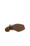 26306D Genuine Leather Heeled Women's Shoes Powder - 3