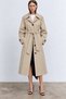 Belted Oversize Long Trench Coat