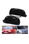 For VW Golf MK4 1997-04 Gloss Black Wing Door Side Mirror Cover Caps Left+Right - 8