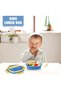 3-Compartment Stainless Steel Kids Bento Box with Folding Spoon and 550ml Kettle,Leak-Proof Lunch Box,Blue - 2