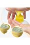 Dish Soap Dispenser with Sponge Holder,Single Hand Press Kitchen Soap Pump,Yellow - 4