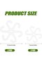 4pcs Climbing Houseplant Stem Supports with Holes,2 Sizes Flower Plant Stem Hook Stakes Trellis,Reusable Plastic Plant Stem Support Holders for Vertical Growth - 2