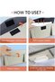 Car Tissue Holder,Slim Visor Mount for Cars,Trucks and SUVs,PU Tissue Box Cover,Beige - 3
