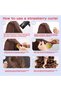 Heatless Hair Curler Set for Women,12Pcs Pink Sponge Rollers for Overnight Use,Suitable for Long and Short Hair - 4