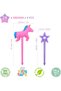 Unicorn Food Picks for Kids,24 Pcs Reusable Plastic Bento Lunch Decoration Toothpicks Set - 2