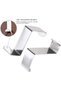 Stainless Steel Over Door Hooks for Towels and Coats,4 Pack - 5