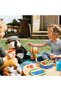 3-Compartment Stainless Steel Kids Bento Box with Folding Spoon and 550ml Kettle,Leak-Proof Lunch Box,Blue - 5