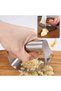 Stainless Steel Garlic Press and Mincer Set,Heavy Duty Garlic Crusher with Peeler and Cleaning Brush,Kitchen Tool - 6