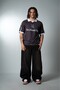 Chase Moments Bold Polo Collar Oversize Black Men's Football Jersey - 3
