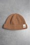 Urban Knit Brown Wool Men's Fisherman Beanie - 3