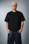 Raw Noir Black Boxy Crop Men's T-Shirt